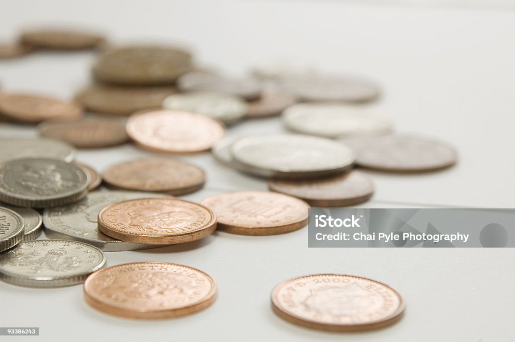 1 센트 동전 초점을 - 로열티 프리 0명 스톡 사진
