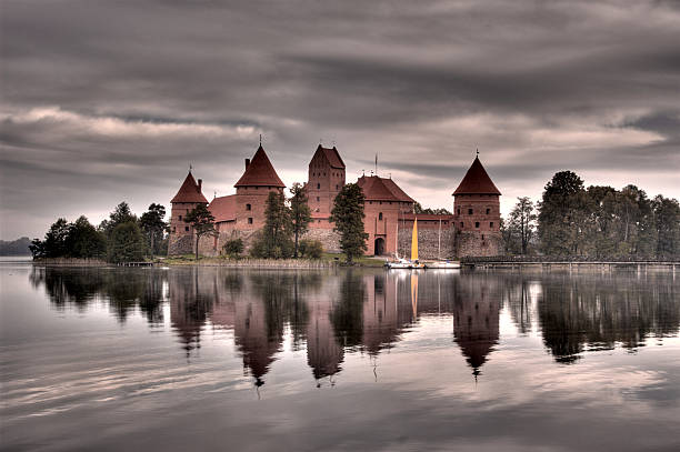 Castle Trakai stock photo