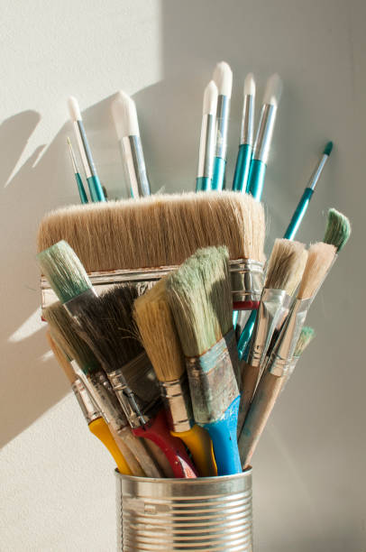 istock A bunch of paint brushes 933862722