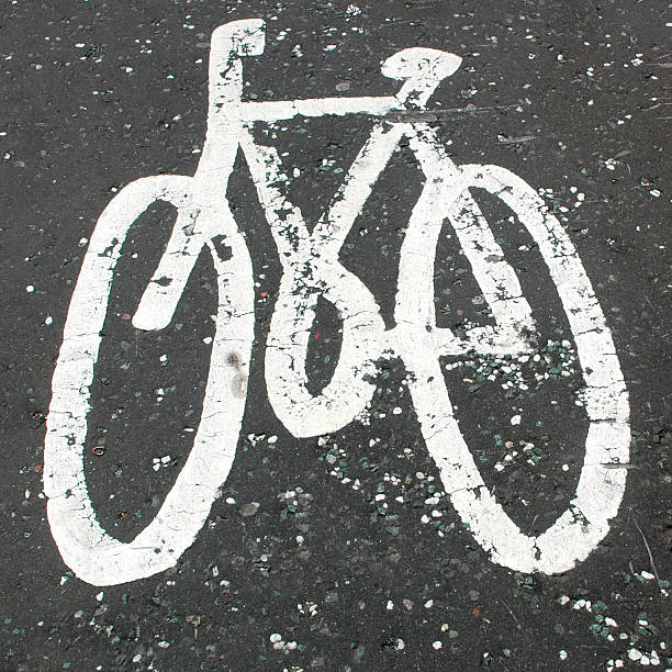 Bike symbol stock photo