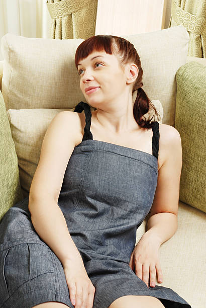 istock The girl on a sofa 93386492