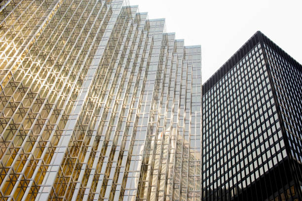 istock tall skyscrapers in downtown business center 933871704