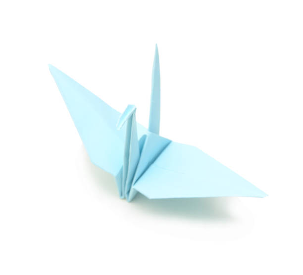 istock Blue origami chine paper 933875438