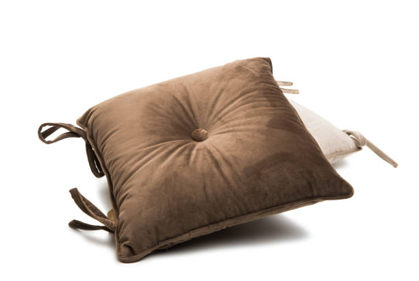 close up Interior of the bedroom pillows on bed in beautiful house design ideas concept Bed Mattress and Pillows Mess up Bedroom in the morning