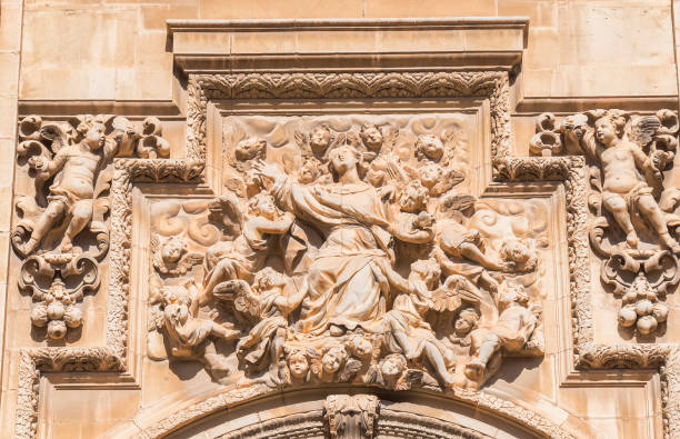 istock Jaen Assumption cathedral detail facade, Spain 933914600