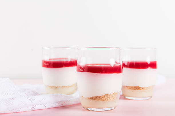 istock Raspberry dessert from whipped white chocolate mousse and raspbe 933916996