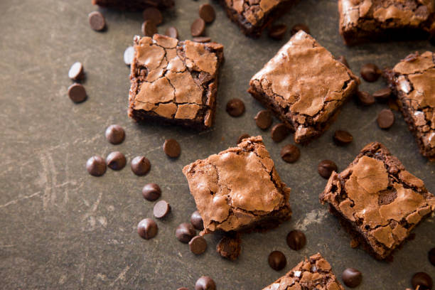 istock Homemade Gooey Double Chocolate Brownies 933917062