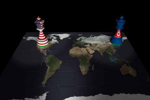 istock USA and North Korea Chess Standoff 933922200
