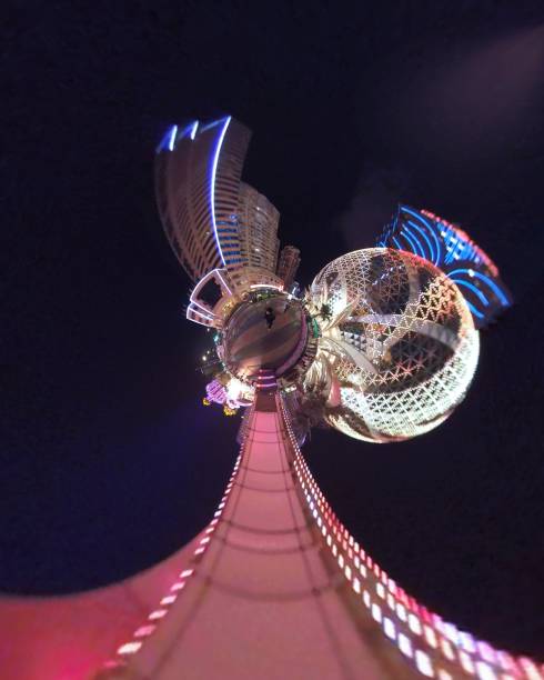 istock Night photo by 360 degree camera 933924680