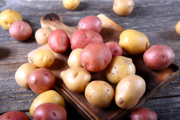 istock Colorful Baby Potatoes 933926996