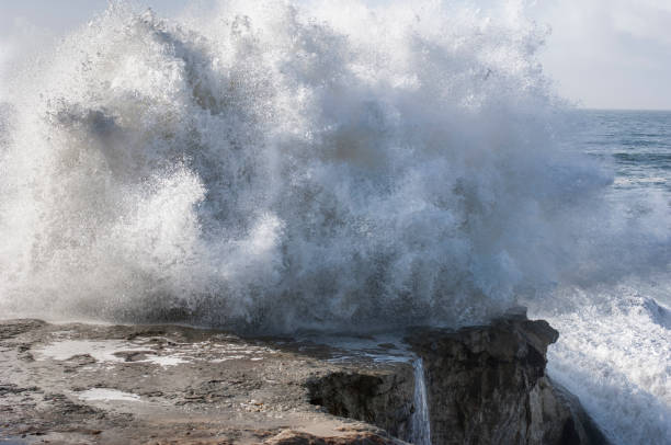 istock Large Turbulent Ocean Waves Off California Coast 933939804