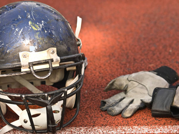 istock Helmet and the glove 93394158
