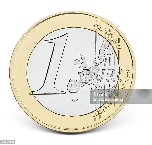 Ein Euro Stockfoto und mehr Bilder von Ein-Euro-Münze - Ein-Euro-Münze, Geldmünze, EU-Währung