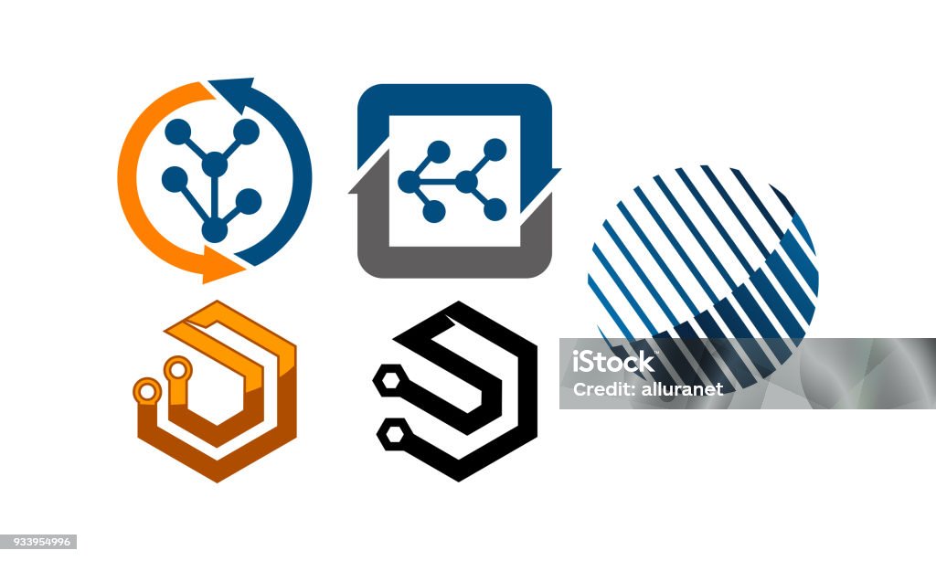 It Technology Transfer Set Stock Illustration - Download Image Now ...