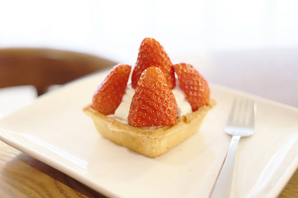 istock a straw berry cake with the cream 933959832
