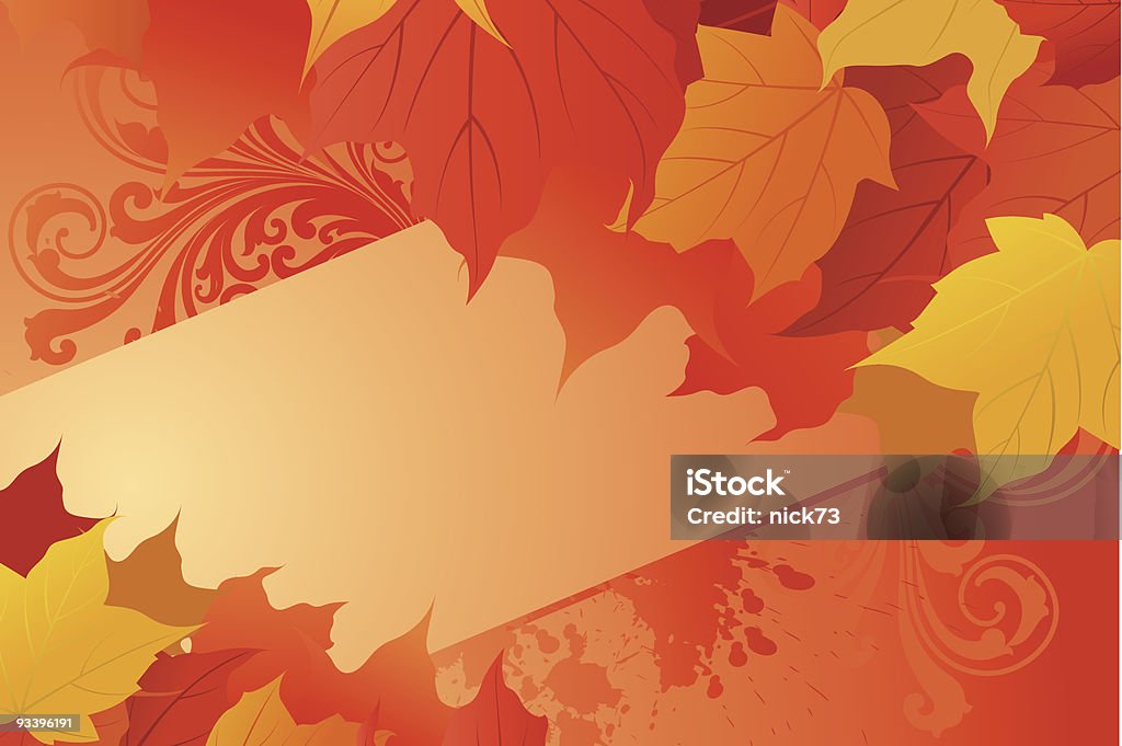 秋の背景 - イラストレーションのロイヤリティフリーベクトルアート
