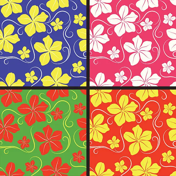 Vector illustration of Flower Background (seamless)