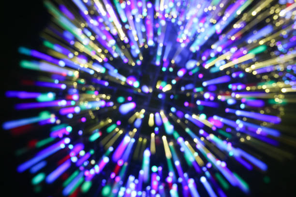 istock Illuminated background of Christmas decoration 933998622