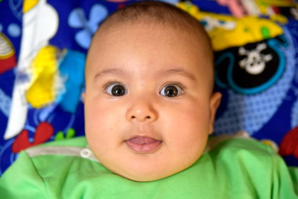 istock Close-up 4 months old baby at home 934017980