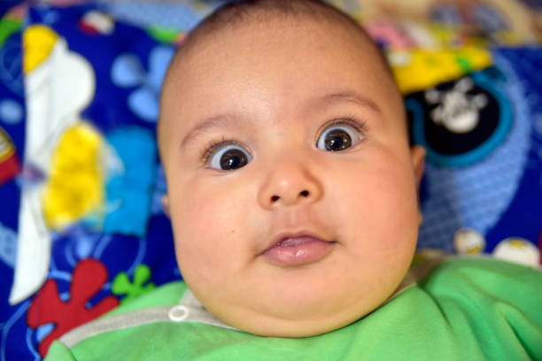 istock Close-up 4 months old baby at home 934020270
