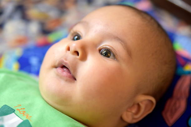 istock Close-up 4 months old baby at home 934020348