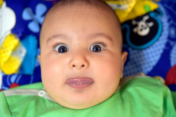 istock Close-up 4 months old baby at home 934022508