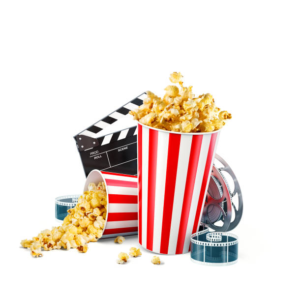 istock Unusual cinema concept 3D illustration 934025384