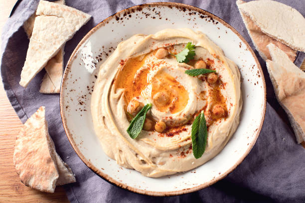 istock Healthy Hummus and pita bread. 934027738