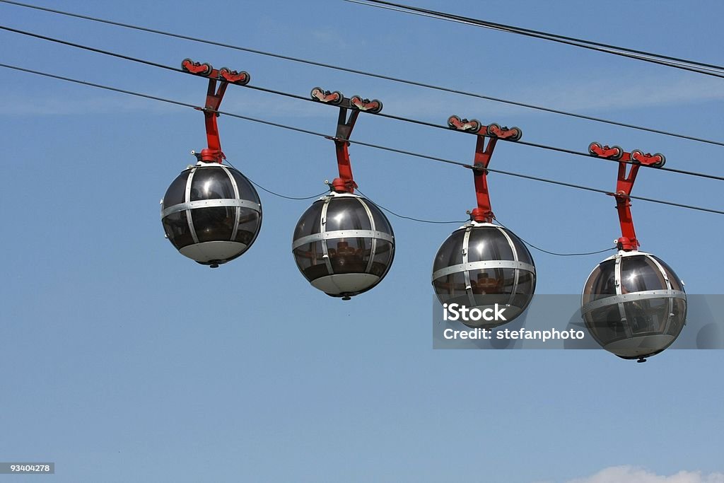 Funiculaire pensée voitures - Photo de Bleu libre de droits