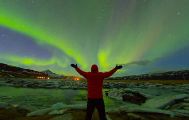 istock Colorful Aurora Borealis, Iceland 934086960