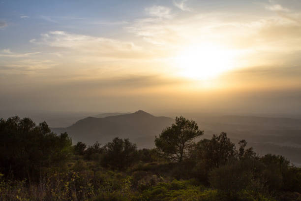 istock Sunset over the landscape of the mountain range 934101766