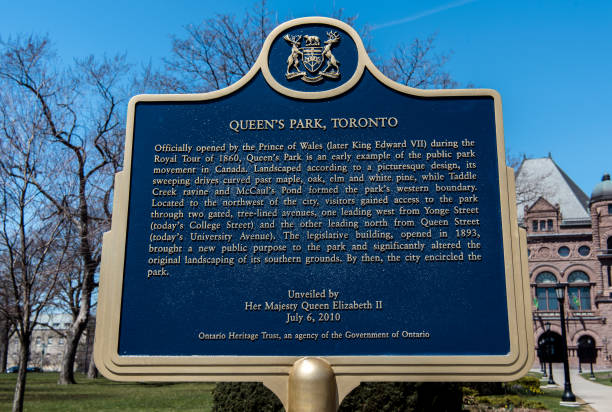 istock TORONTO - APRIL 18: Ontario Legislative Building on April 18, 2015 in Toronto. It was designed by architect Richard A. Waite; its construction begun in 1886 and it was opened in 1893. 934110986