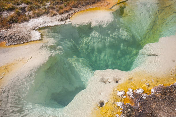 istock Twin Geysers, West Thumb Geyser Basin 934116630