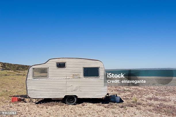 Old Trailer In Patagonia Stock Photo - Download Image Now - Argentina, Beach, Camping