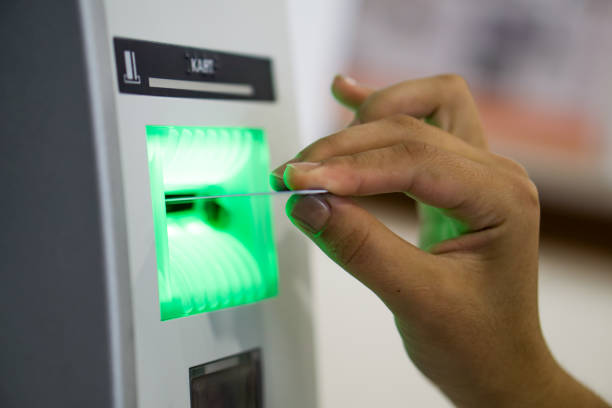 istock Withdraw money from the atm 934139004