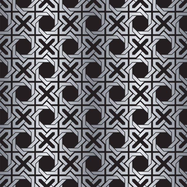 Octagonal Metallic Pattern 170+ Silver Metallic Octagon Shape Design Stock Photos, Pictures ...