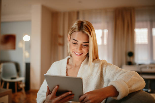 istock Checking in on social media first thing in the morning 934187196