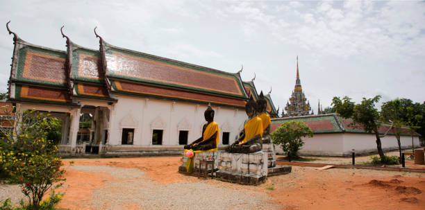 Wat Phra Borommathat Chaiya Temple in Chaiya district in Surat Thani, Thailand