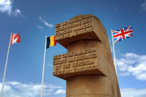D-Day monument at Juno Beach, Normandy, France