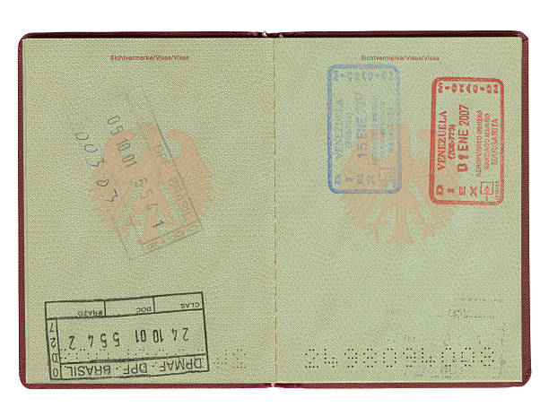 istock german passport with stamps incl. clipping path 93419911