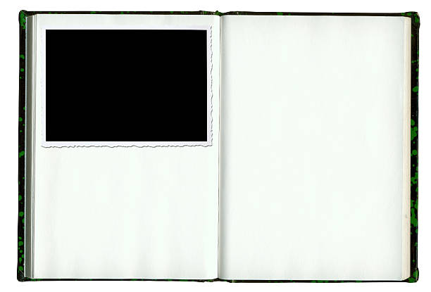 istock vintage photo frame on old sketch book 93419928