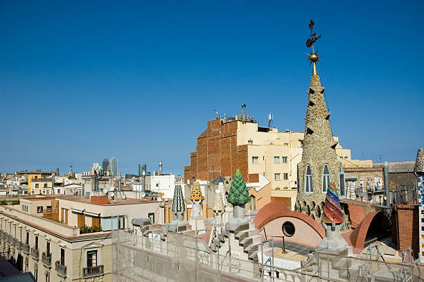 istock top of palau guell 93420122