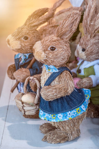 istock Happy Easter day, bunny and egg, Christians worldwide celebrate 934202786