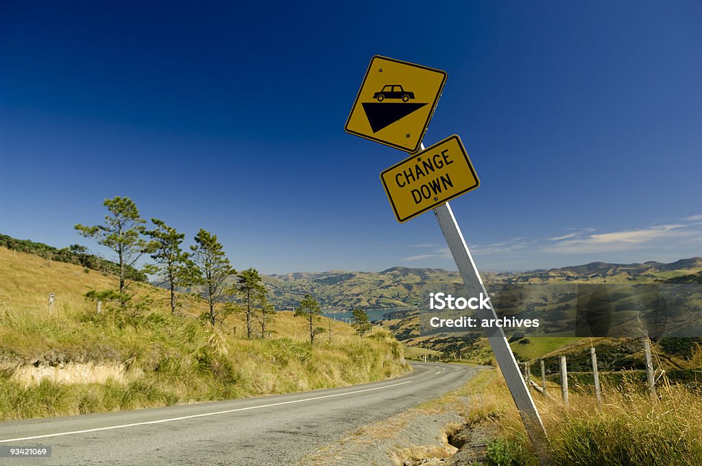 Steile Road - Lizenzfrei Anhöhe Stock-Foto