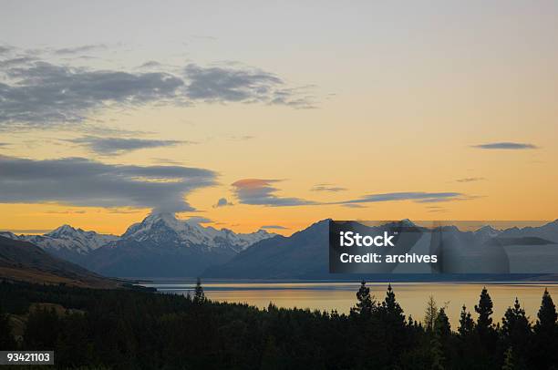 Mt Cook Sunset Stock Photo - Download Image Now - Awe, Color Image, Creation