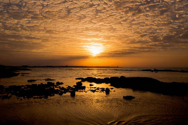 istock Beautiful sunset in yellow as background. Azerbaijan nature 934215836