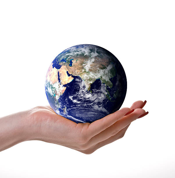 istock World in woman hand 93421872