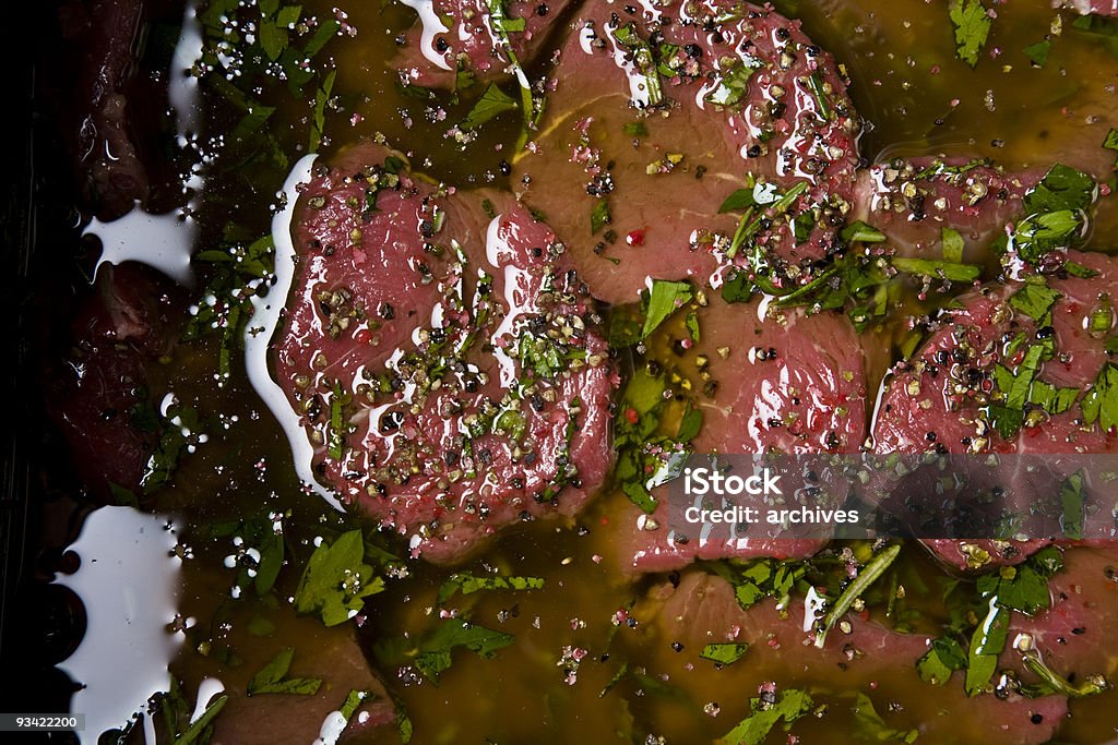 Marynowanie mięsa - Zbiór zdjęć royalty-free (Marynowanie)