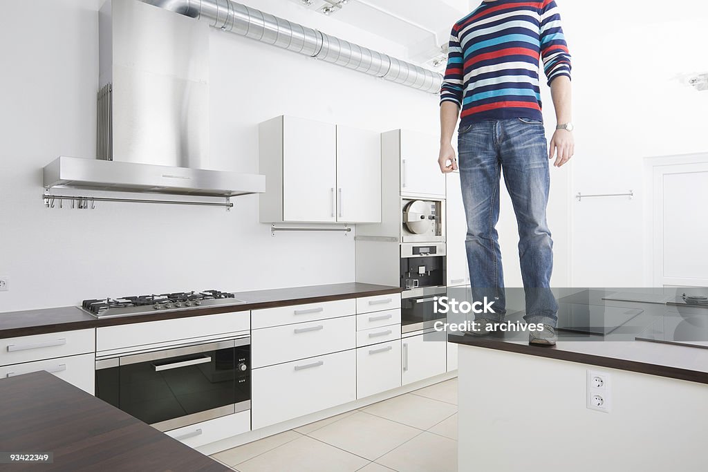 Tendências suicidária na cozinha - Foto de stock de Cozinha royalty-free