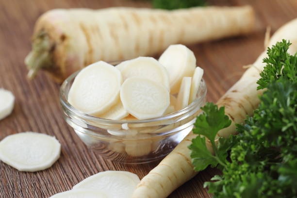 istock Raw parsley roots for cooking salad 934229644
